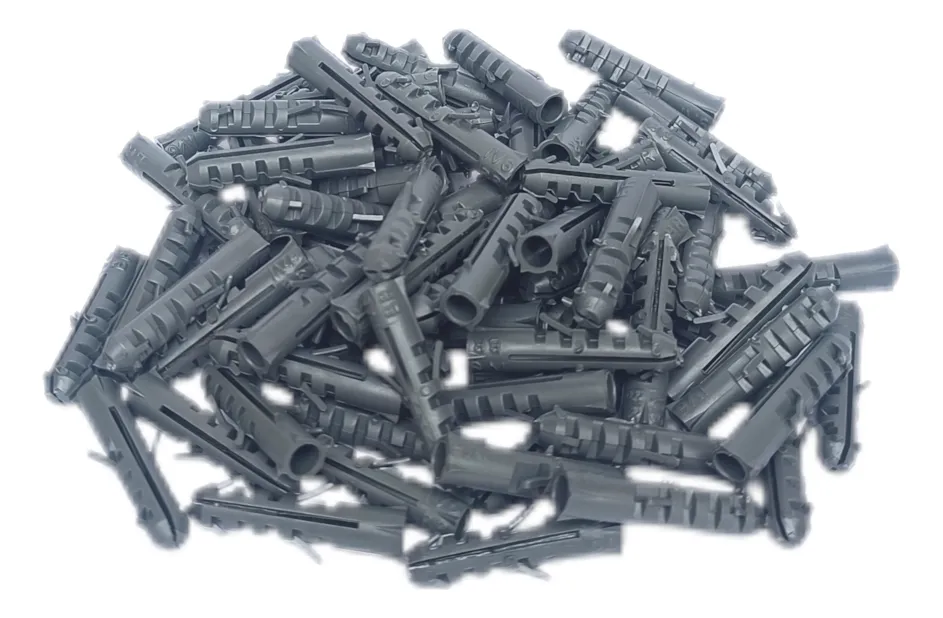 Bucha de Nylon S6 com Parafuso 100pcs